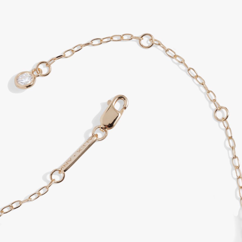 Initial D Precious Elongated Necklace