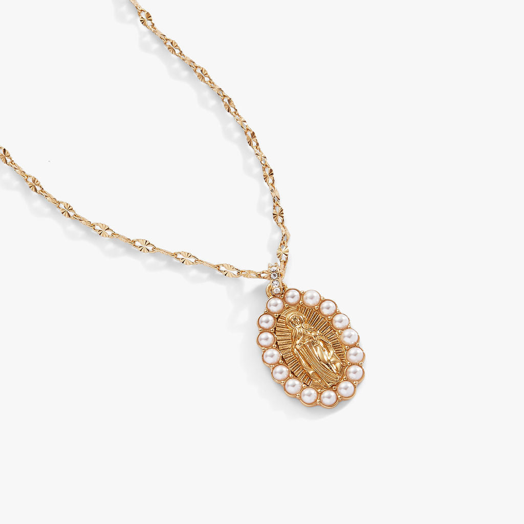 Divine Guides Mary Pendant Necklace